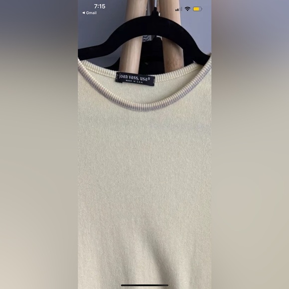 Joan Vass.  LOOK how nice!  Uber Uber soft    1x - Picture 3 of 3